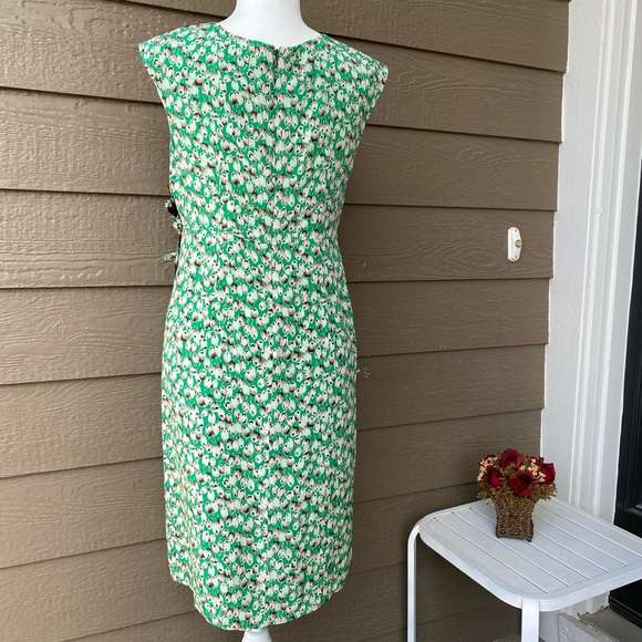 Anthropologie Moulinette Soeurs silk dress tulip floral print women’s size 6 - Picture 14 of 16